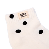 Wembley Ankle Socks for Kids in Marshmallow Dot