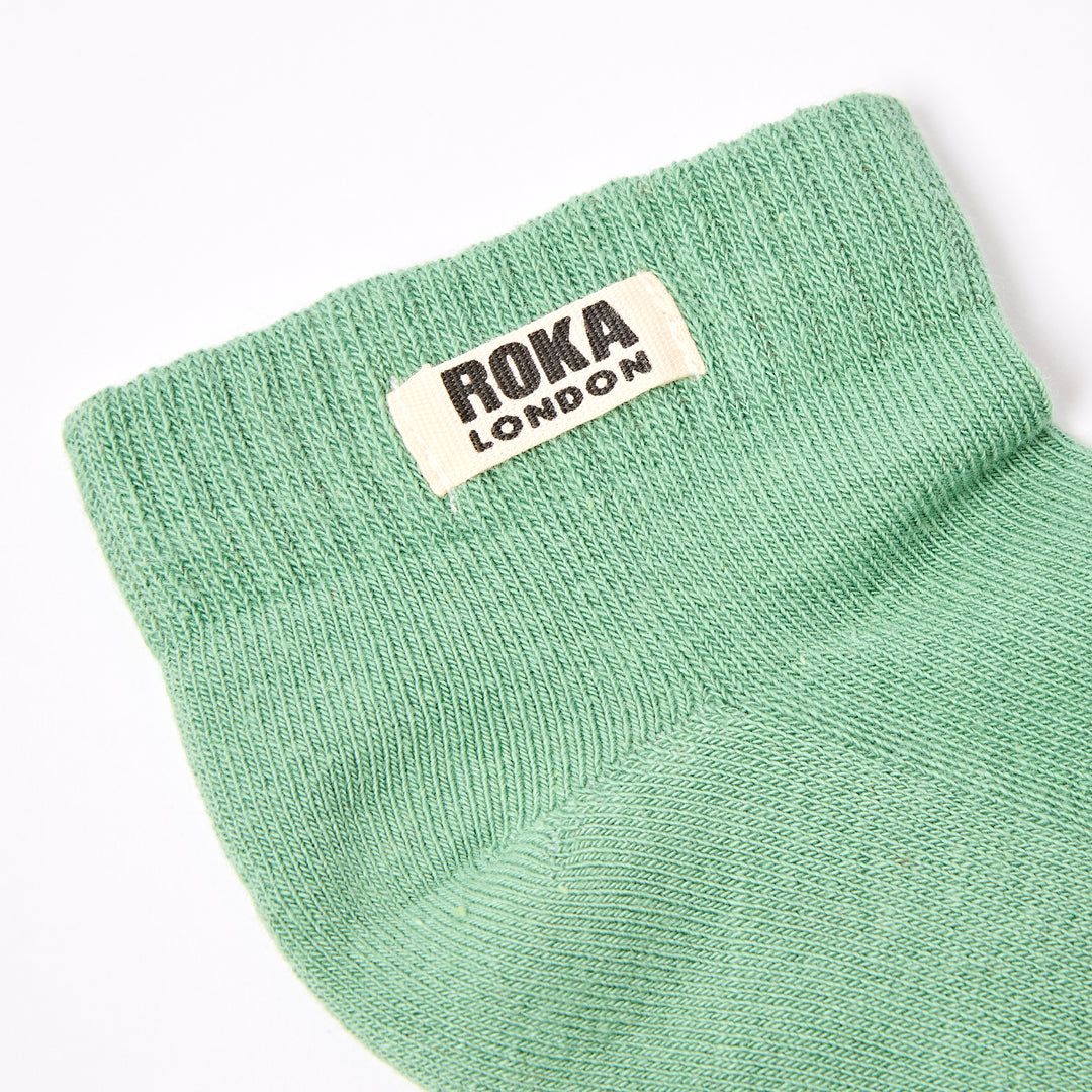 Wembley Ankle Socks for Kids in Matcha