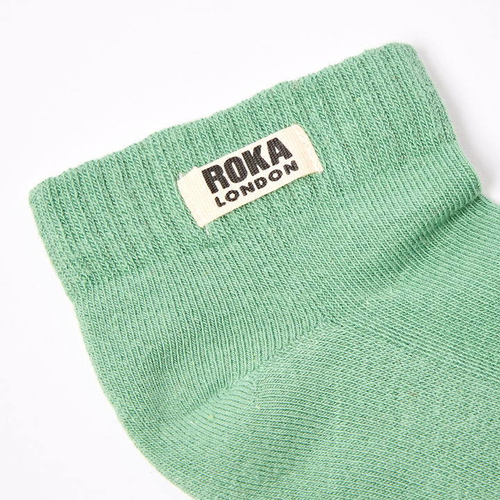 Wembley Ankle Socks for Kids in Matcha