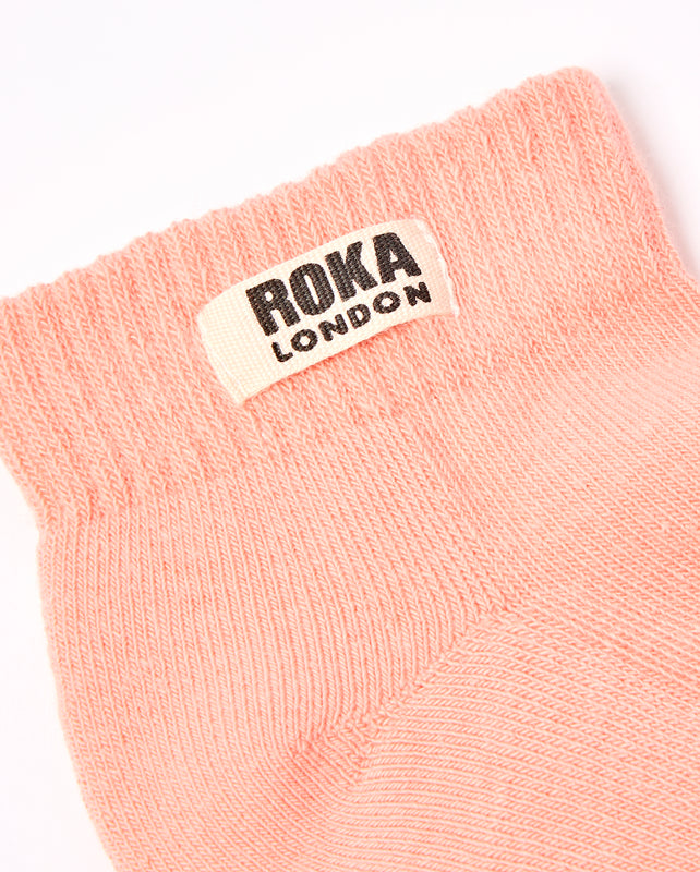 Wembley Ankle Socks for Kids in Nougat