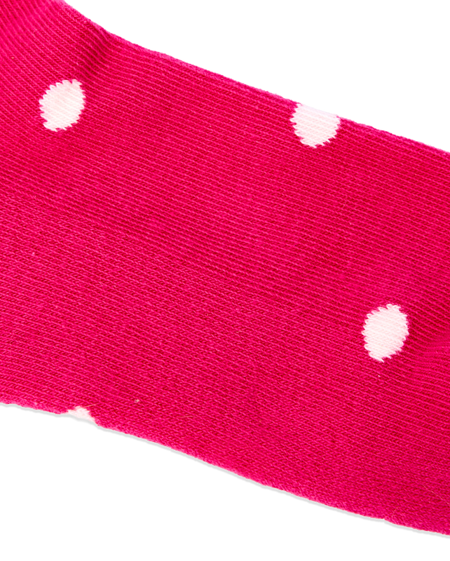 Wembley Ankle Socks for Kids in Pink Dot