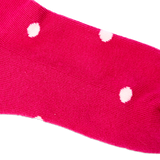 Wembley Ankle Socks for Kids in Pink Dot