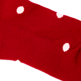 Wembley Ankle Socks for Kids in Scarlet Dot