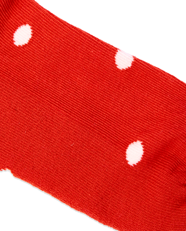 Wembley Ankle Socks for Kids in Spicy Orange Dot