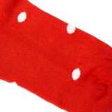 Wembley Ankle Socks for Kids in Spicy Orange Dot