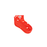 Wembley Ankle Socks for Kids in Spicy Orange Dot
