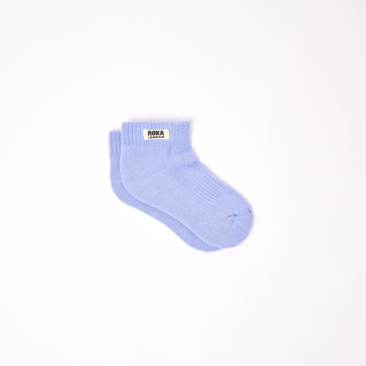 Wembley Ankle Socks for Kids in Thistle