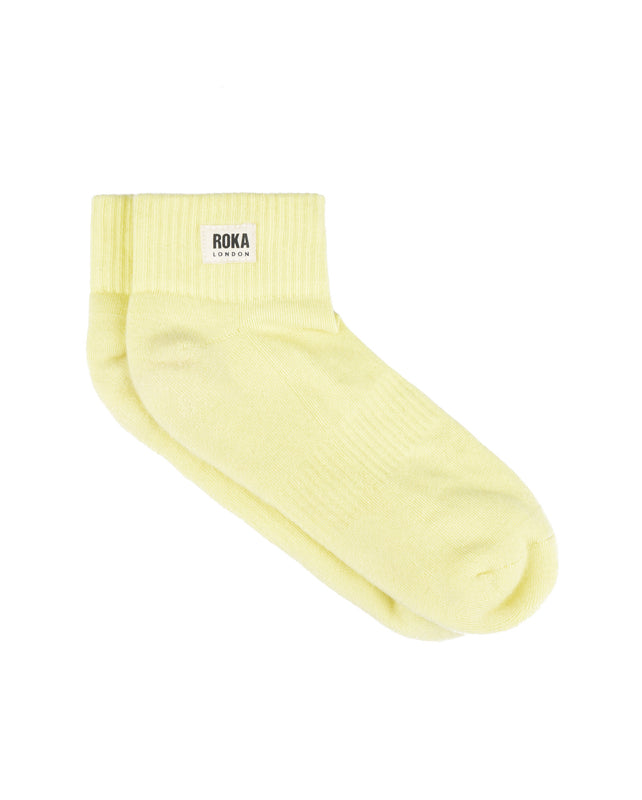 Wembley Ankle Socks for Women in Lemonade