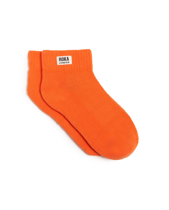 Wembley Ankle Socks for Women in Mandarin