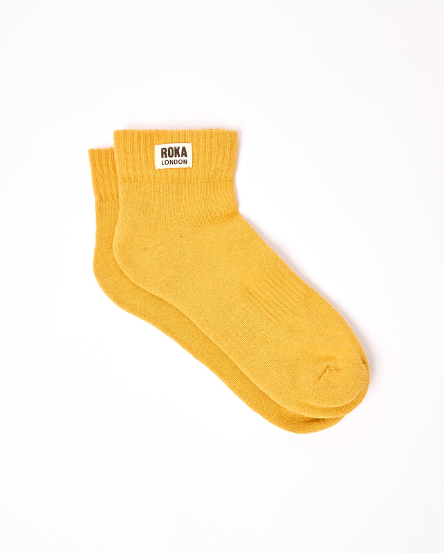Wembley Ankle Socks for Men in Corn