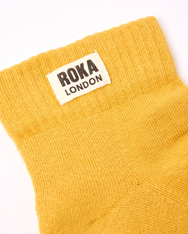 Wembley Ankle Socks for Men in Corn
