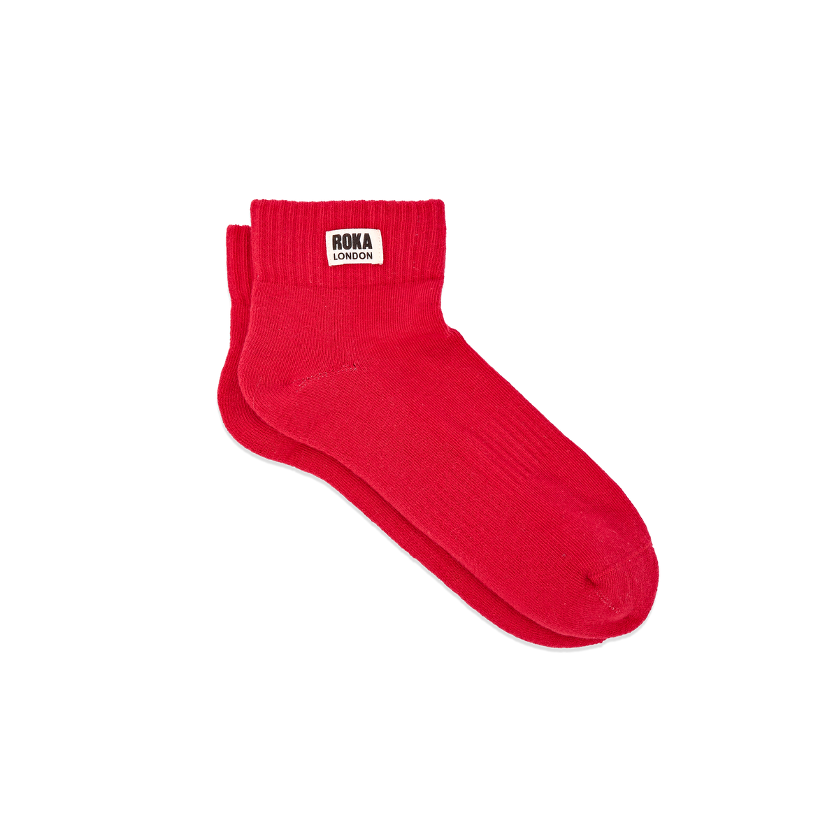 Wembley Ankle Socks for Men in Scarlet