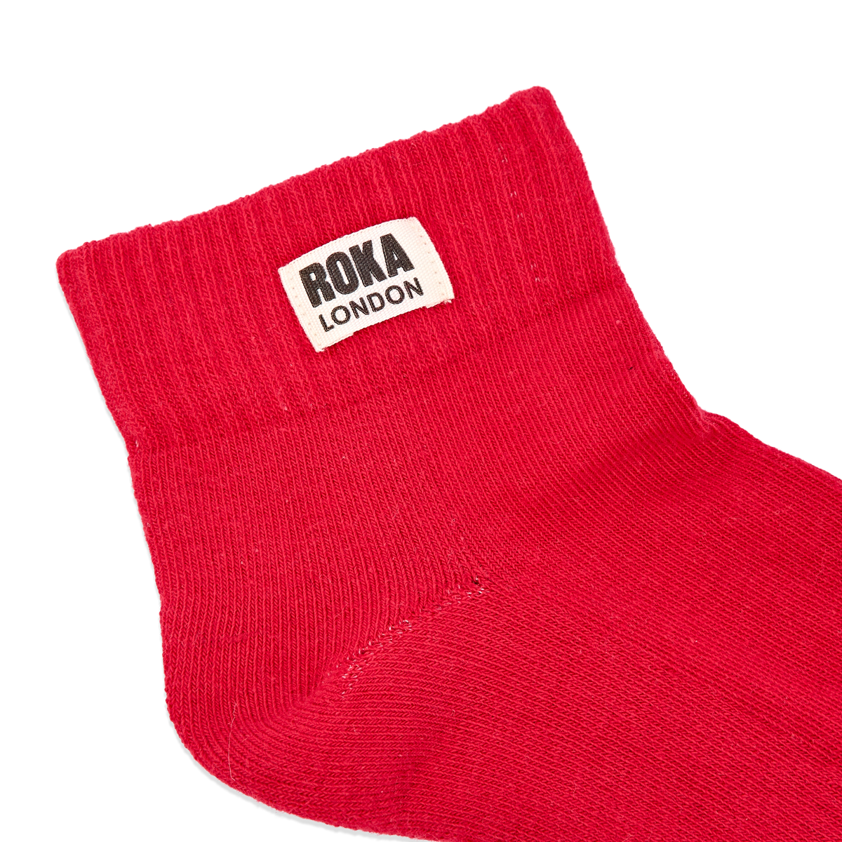 Wembley Ankle Socks for Men in Scarlet