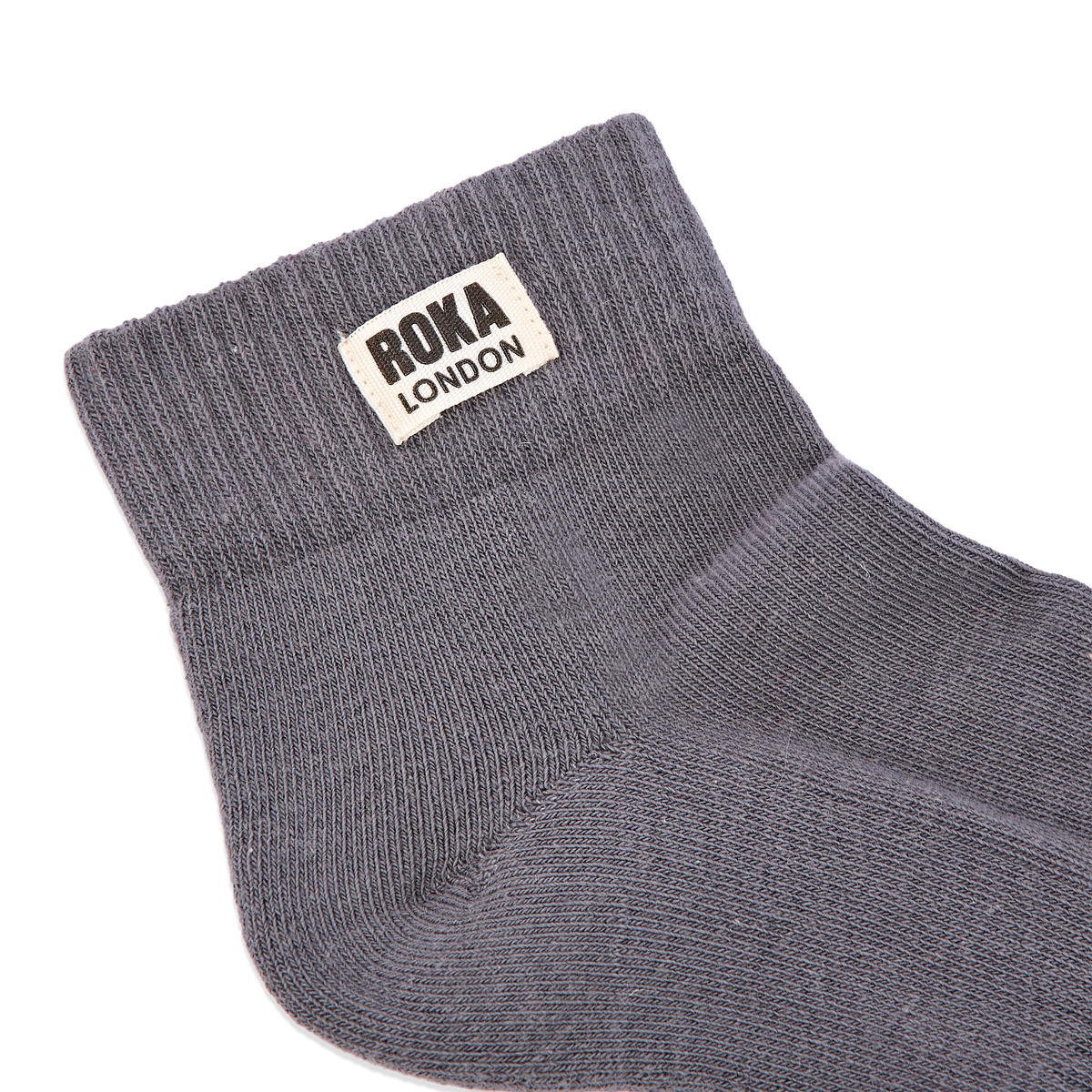 Wembley Ankle Socks for Men in Smoke