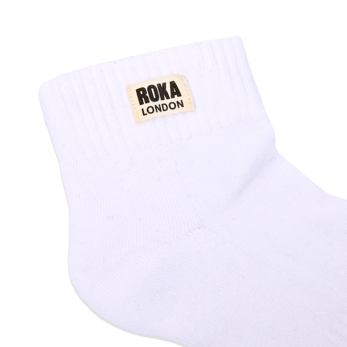 Wembley Ankle Socks for Men in White