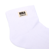 Wembley Ankle Socks for Men in White