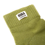 Wembley Ankle Socks for Men in Avocado