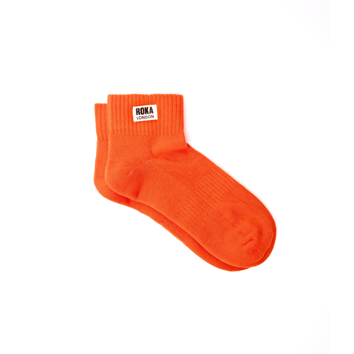 Wembley Ankle Socks for Women in Jaffa Orange