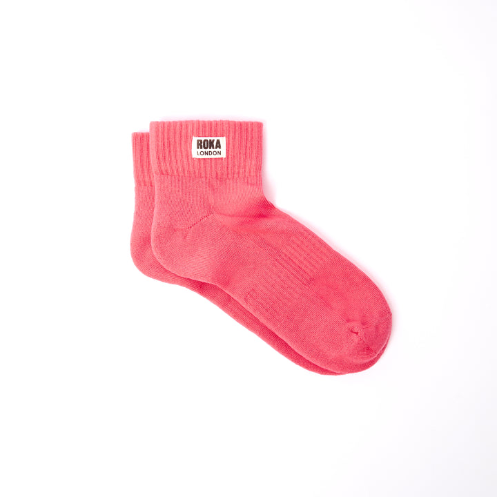 Wembley Ankle Socks for Women in Sugar Coral