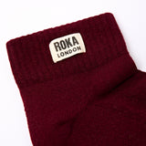 Wembley Ankle Socks for Women in Plum