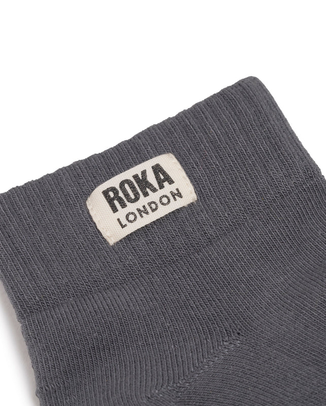 Wembley Ankle Socks for Women in Smoke
