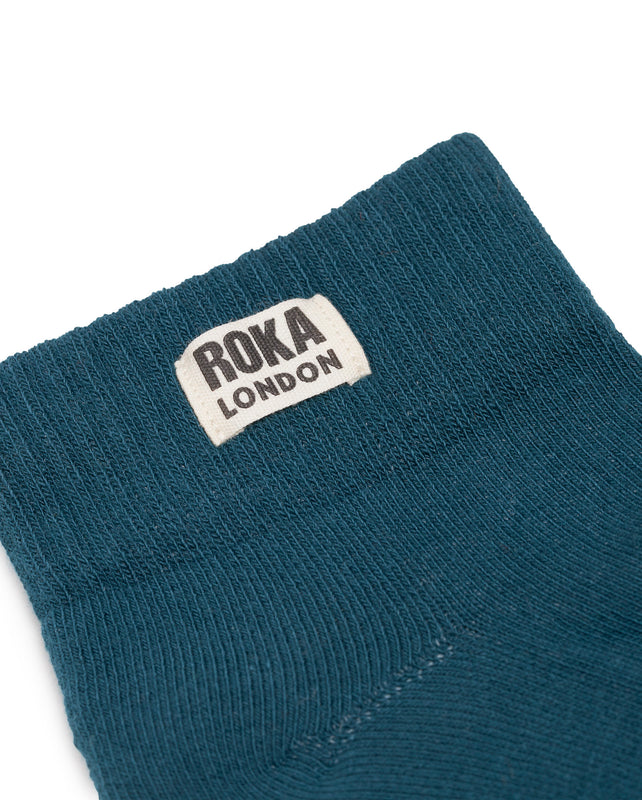 Wembley Ankle Socks for Women in Teal