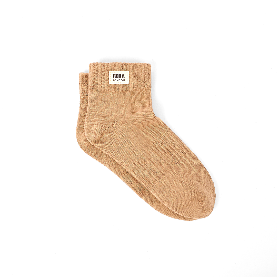 Wembley Ankle Socks for Women in Chai