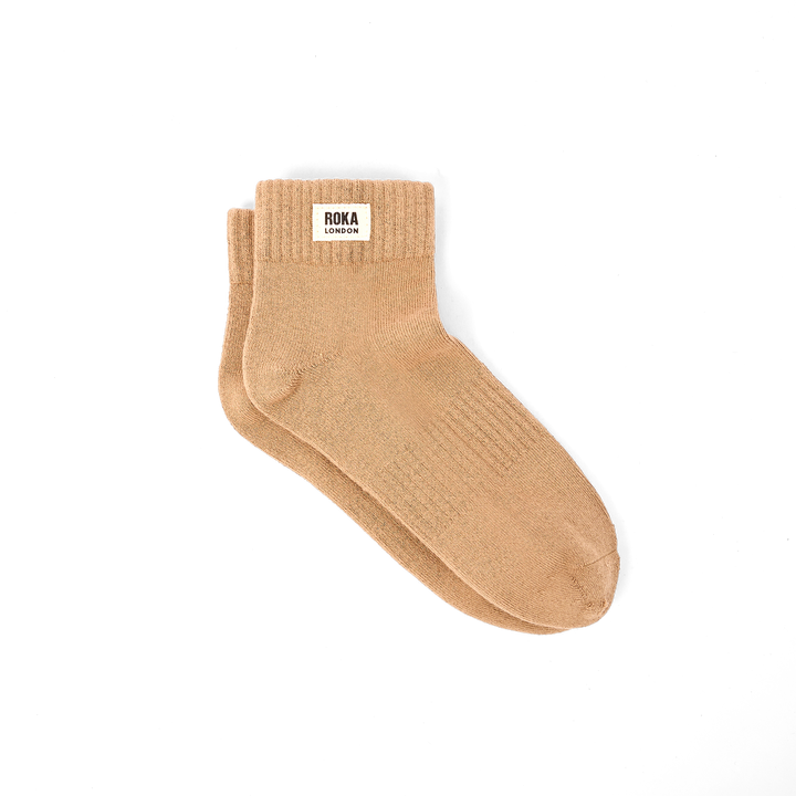 Wembley Ankle Socks for Women in Chai