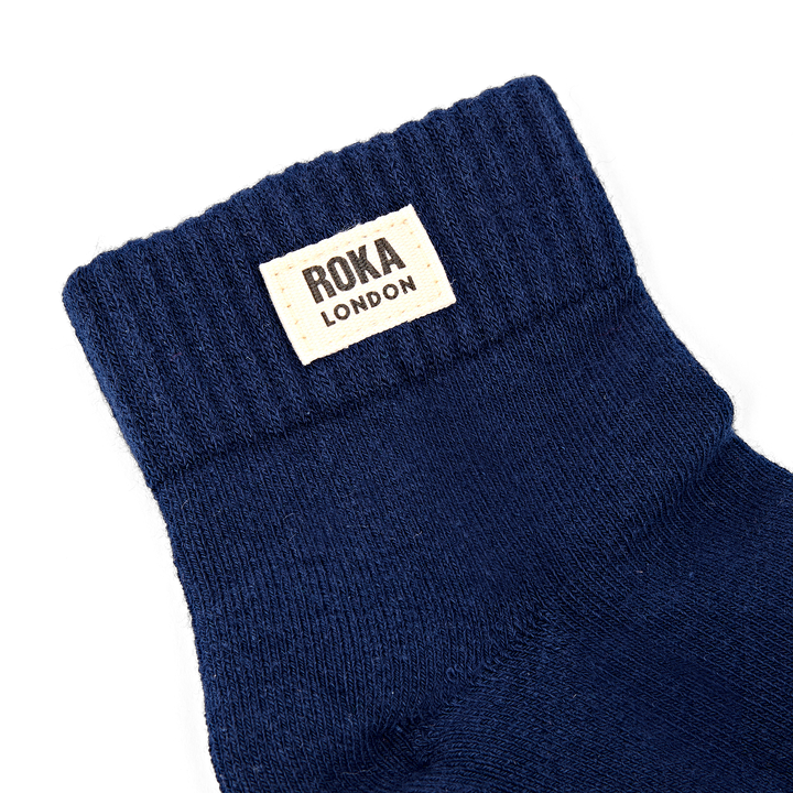 Wembley Ankle Socks for Women in Deep Blue