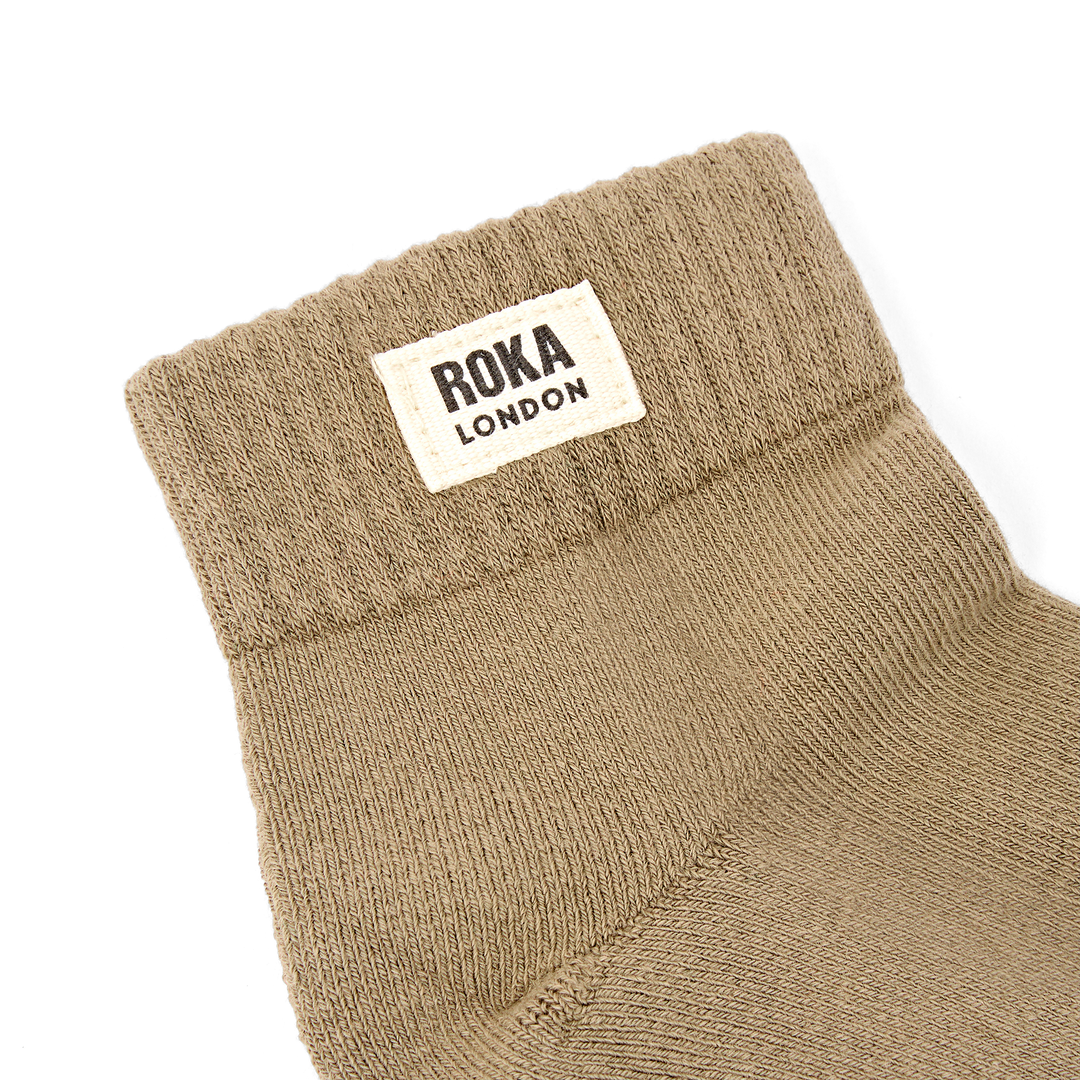 Wembley Ankle Socks for Women in Khaki