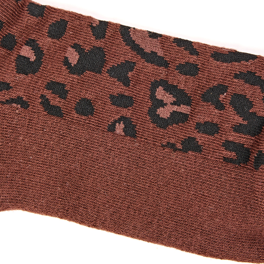 Wembley Ankle Socks for Women in Mini Leopard