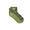 Wembley Ankle Socks for Women in Green Animal