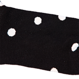 Wembley Ankle Socks for Women in Black Dot
