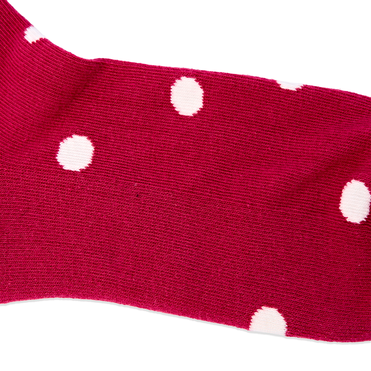 Wembley Ankle Socks for Women in Granita Red Dot