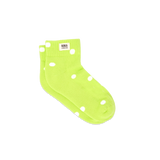 Wembley Ankle Socks for Women in Lime Dot