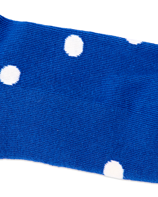 Wembley Ankle Socks for Women in Malibu Blue Dot