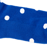 Wembley Ankle Socks for Women in Malibu Blue Dot