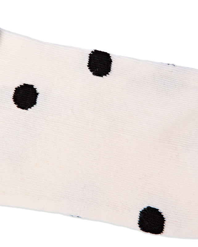 Wembley Ankle Socks for Women in Marshmallow Dot