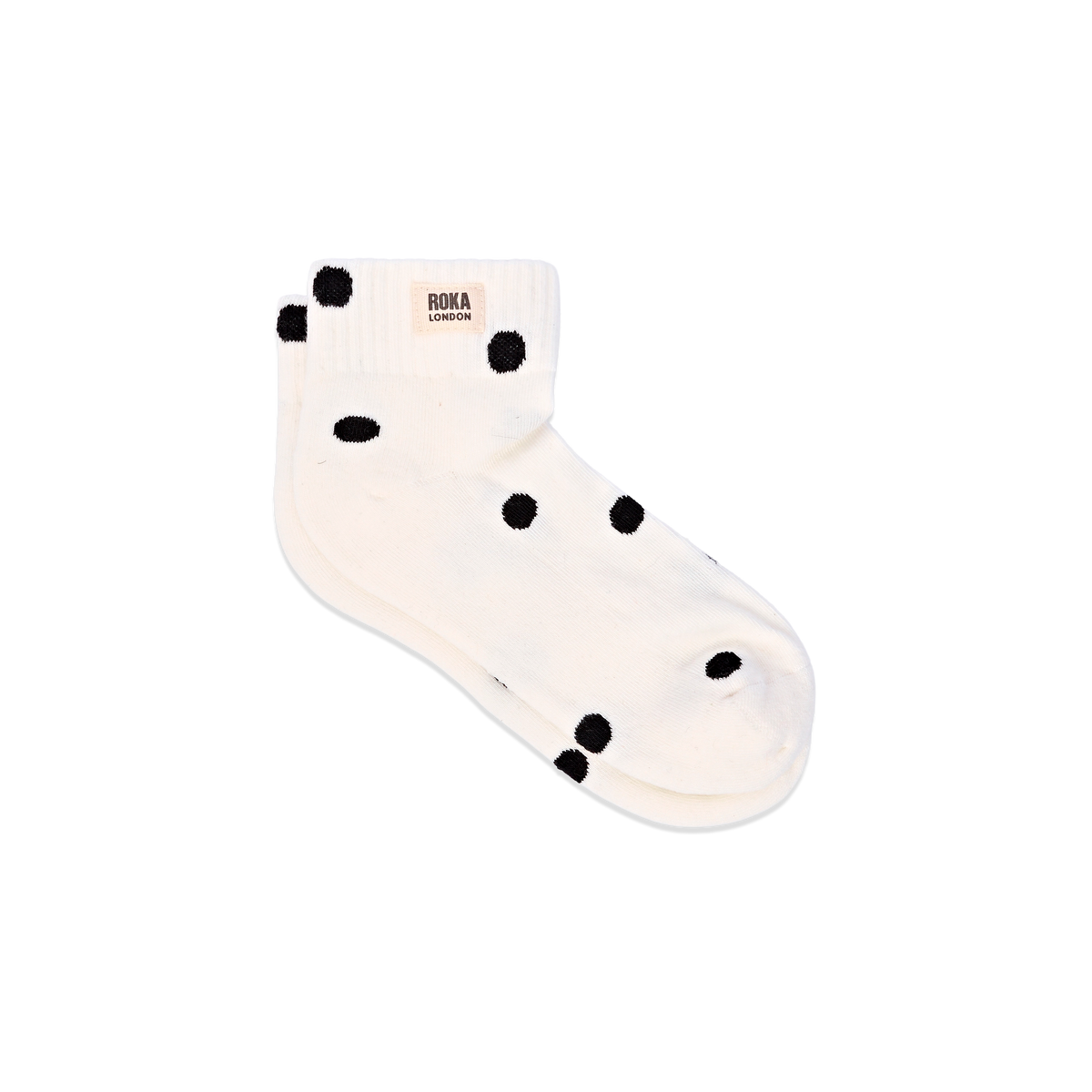 Wembley Ankle Socks for Women in Marshmallow Dot