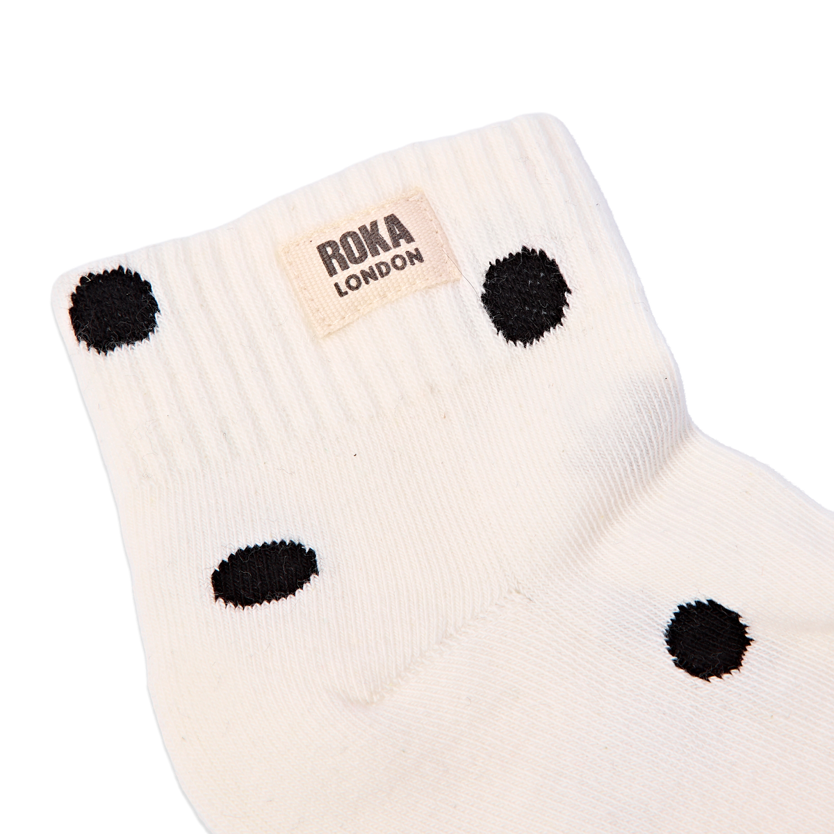 Wembley Ankle Socks for Women in Marshmallow Dot