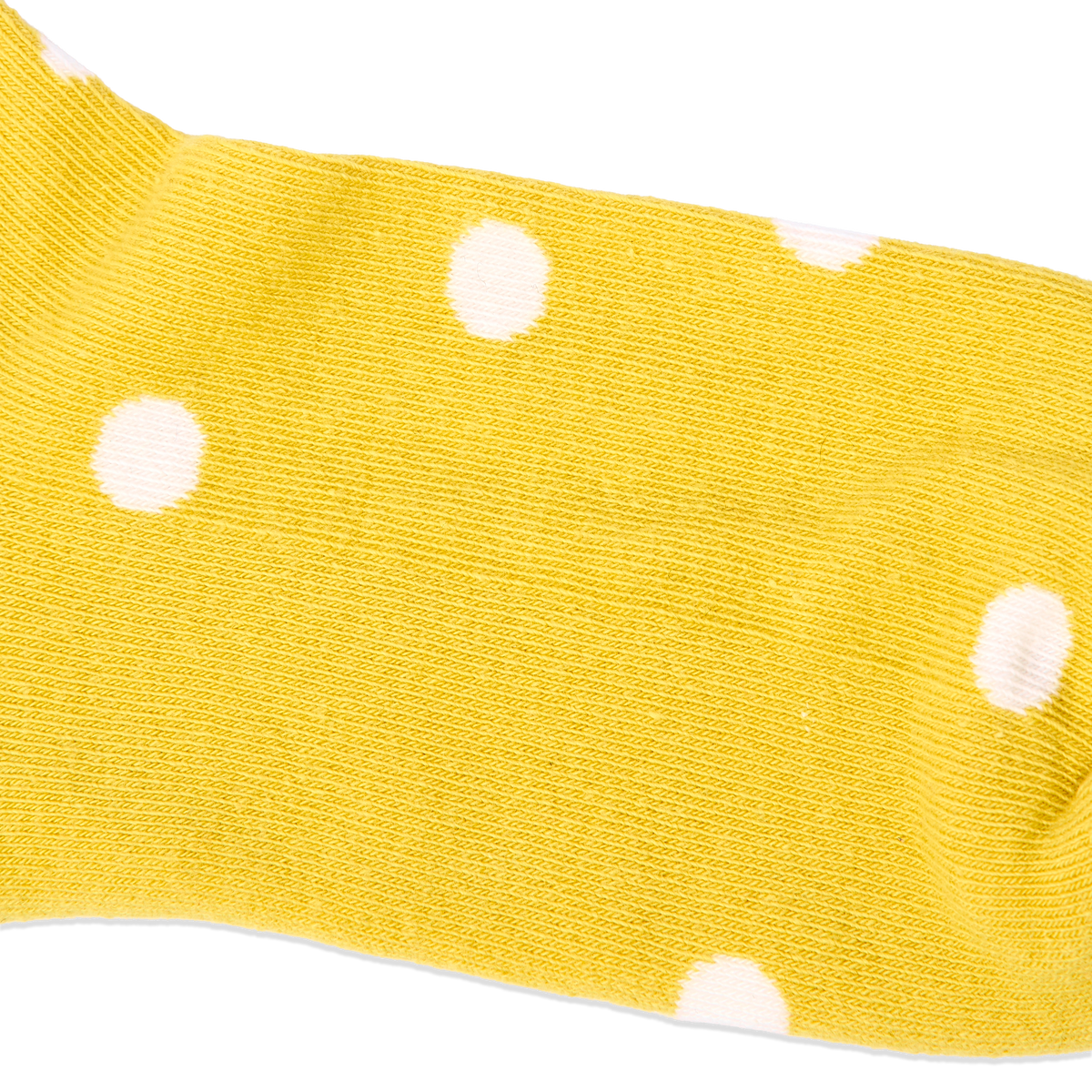 Wembley Ankle Socks for Women in Summer Yellow Dot