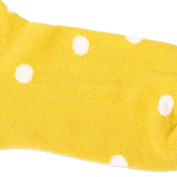 Wembley Ankle Socks for Women in Summer Yellow Dot