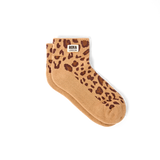 Wembley Ankle Socks for Women in Leopard Sand