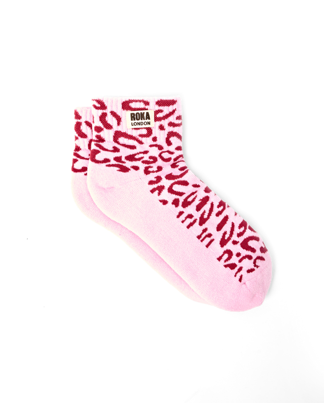 Wembley Ankle Socks for Women in Vintage Ruby