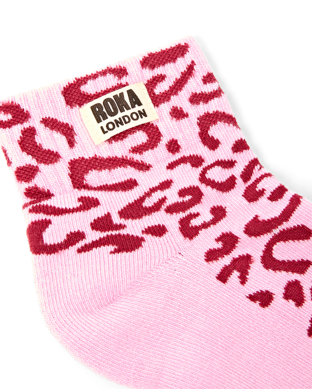 Wembley Ankle Socks for Women in Vintage Ruby