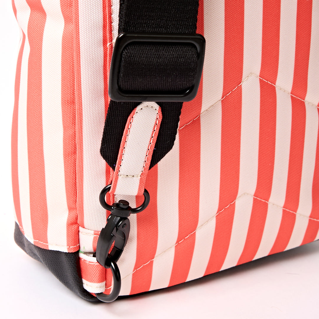 Willesden Sling Bag in Coral Stripe