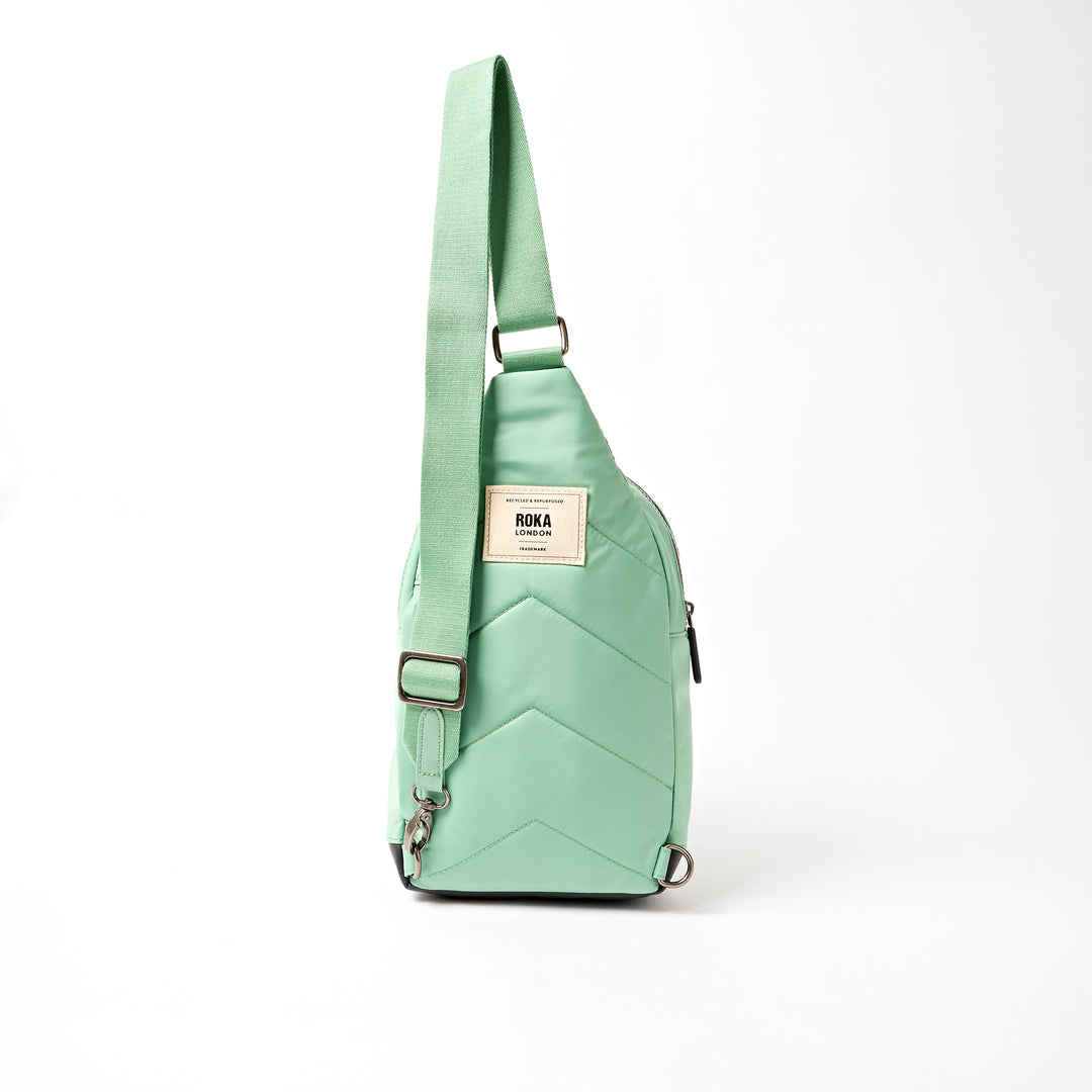 Willesden Sling Bag in Green Tonal