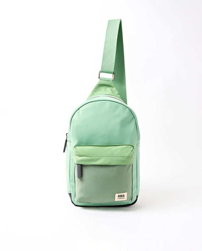 Willesden Sling Bag in Green Tonal