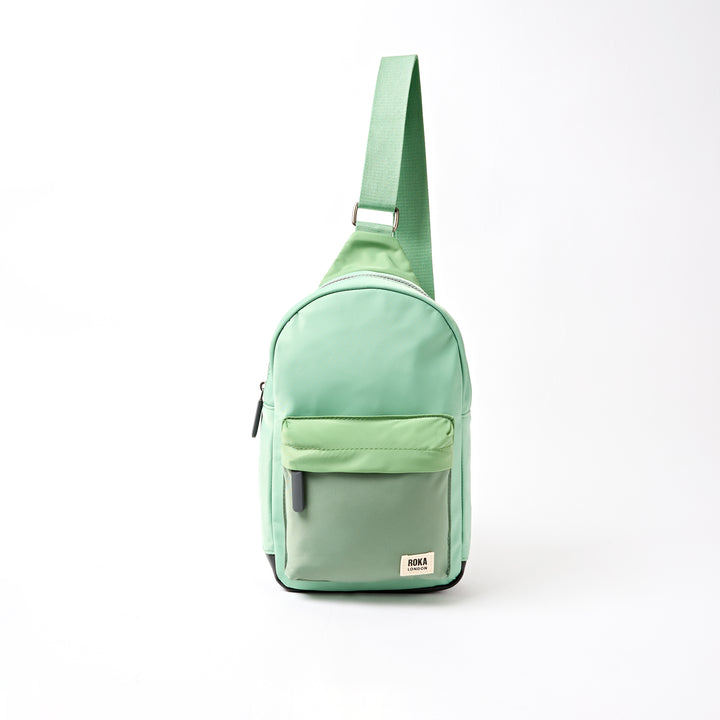 Willesden Sling Bag in Green Tonal