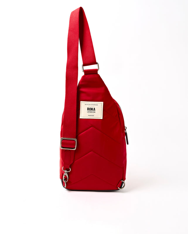Willesden Sling Bag in Red Tonal